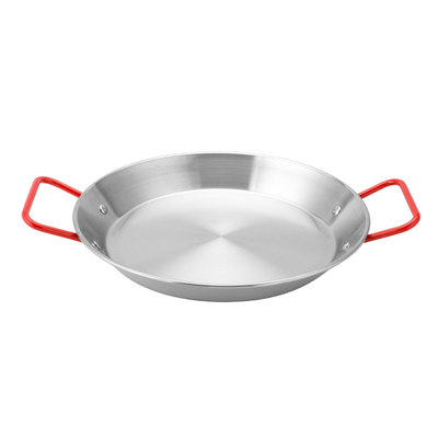 西班牙海鲜饭卜卜贝平底锅不锈钢