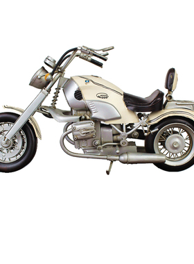 复古风哈雷咖啡厅包邮摩托车模型