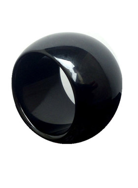 正品黑玛瑙男款扳指精品玛瑙情侣款玉指环天然玉石戒指女扳指转运