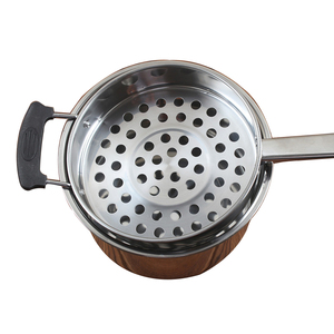 蛙鱼漏凉虾专用漏瓢勺家用做面鱼的漏勺大号凉鱼漏勺大孔疙瘩汤工