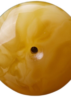 俄料挂件满蜜鸡油黄文玩天然琥珀