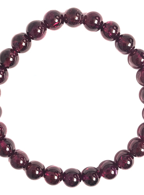 甜美风巴西紫牙乌石榴石水晶手链