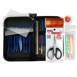 亚克力面塑工具28件套装糖艺刀翻糖工具粘土软陶注塑面人刀