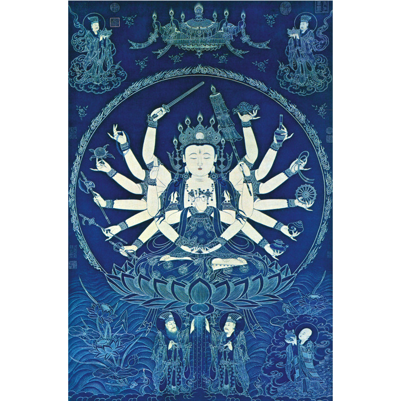 南无大佛准提菩萨寺庙画像