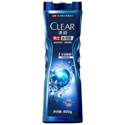 清扬男士平衡控油沐浴露净澈劲爽多香型选200g/600g官方正品