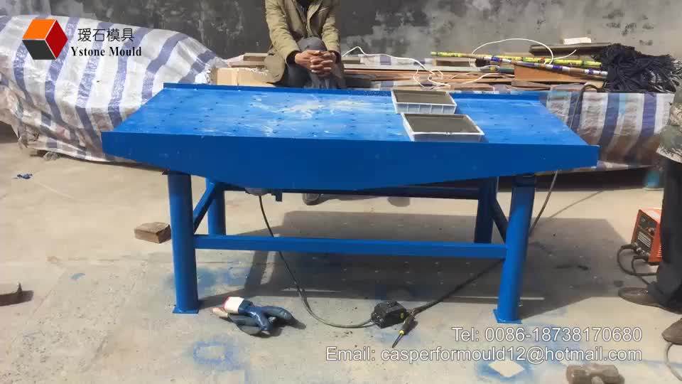Africa Precast Concrete Paver Mold Vibrating Table Conveyor Machine