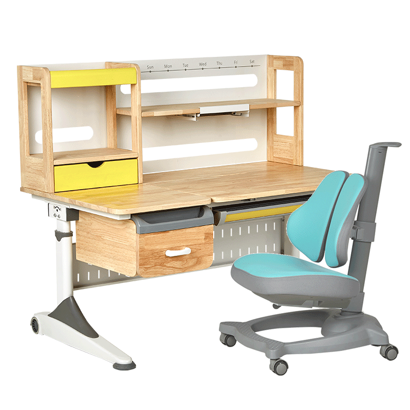 智学库学习女孩写字套装实木课桌椅口碑评测啥样?老铁诉说使用全过程