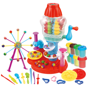 像皮泥无毒彩泥黏土粘土橡皮泥模具工具套装儿童手工玩具3d糖果机