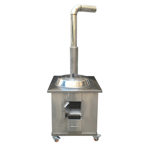 老味道新款特厚304不锈钢家用无烟柴火炉灶可移动户外节能省柴灶