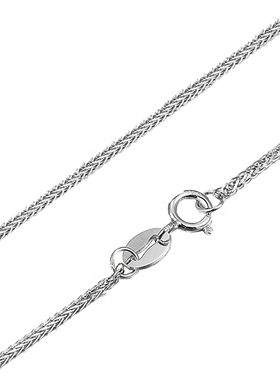 项链包邮日时尚韩女99银实心