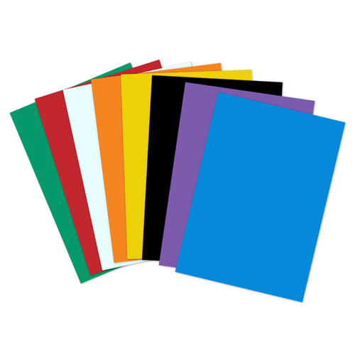 A4彩色磁片软磁铁教学教具吸铁石磁力贴磁性贴广告黑板公开课八色