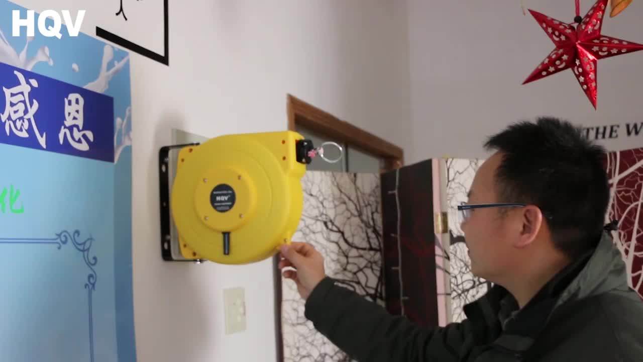 A18 20m Heavy Duty Retractable Barrier Tape Reel With Spring Loaded