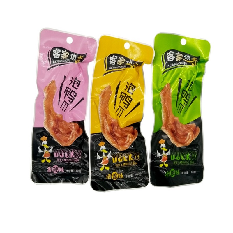 泡鸭爪客家功夫卤味永定土楼鸭掌