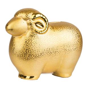 金羊存钱罐女孩男孩儿童大人陶瓷羊摆件储蓄罐大号2025年新款小羊