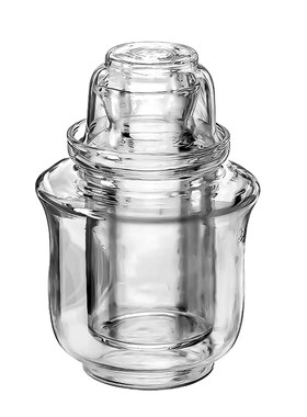 水晶玻璃家用热酒壶套装一口杯
