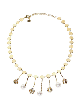 闪钻网红同款项链珍珠女礼物盒