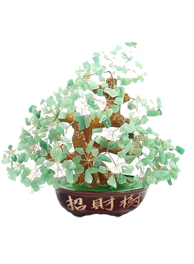 天然水晶树家居开业招财摆件