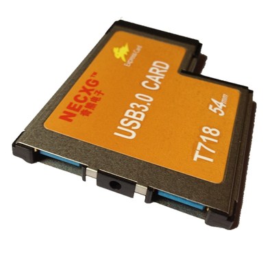 AKE笔记本54mmT型express转USB3.0扩展卡不露头 NEC720202