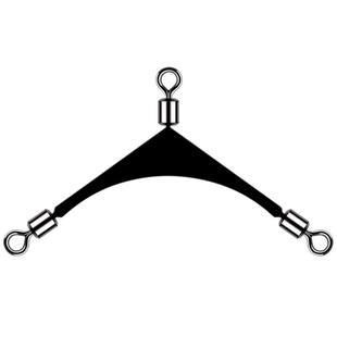 子线分叉器 鱼钩防缠绕双钩定距钓鱼鱼线人字海钓分叉器 路亚转环