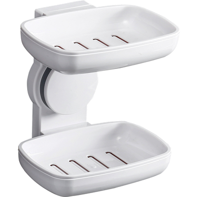 免打孔壁挂式双层大号家用肥皂盒