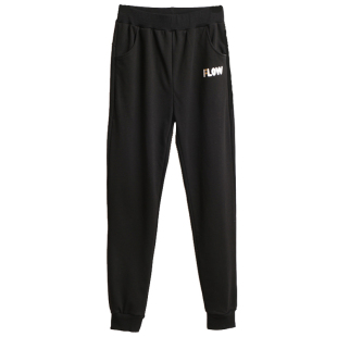 纯棉休闲裤女小脚卫裤大码运动裤春秋铅笔裤显瘦弹力长裤 女