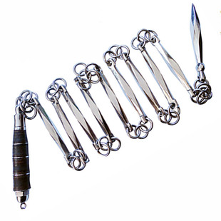 304不锈钢九节鞭七节鞭防身鞭实战鞭表演鞭新款纯铜鞭八棱九节鞭