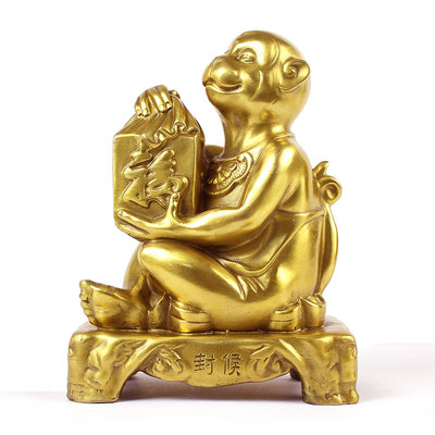 铜猴子摆件金猴工艺品