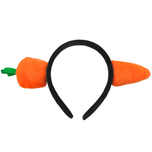 网红可爱搞怪胡萝卜发箍咸鱼穿头头箍洗脸发卡发带压发防滑女头饰