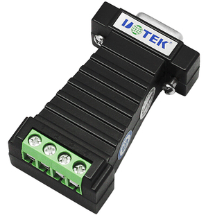 宇泰232转485转换器无源RS485转RS232串口协议模块转换器UT-2211 双向互转RS485转RS232DB9串口通讯模块