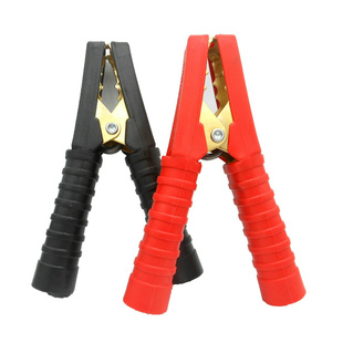 大电流300A全护套纯铜电瓶夹鳄鱼夹汽车应急启动电池搭火充电夹子