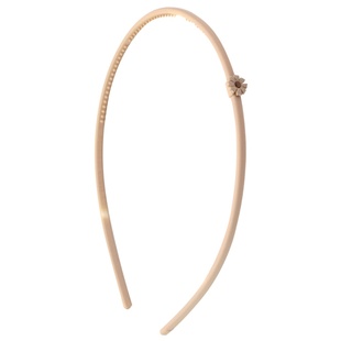 韩国细巧花朵水钻发箍 带齿防滑细边头箍 胶质韧性好马卡龙色发卡