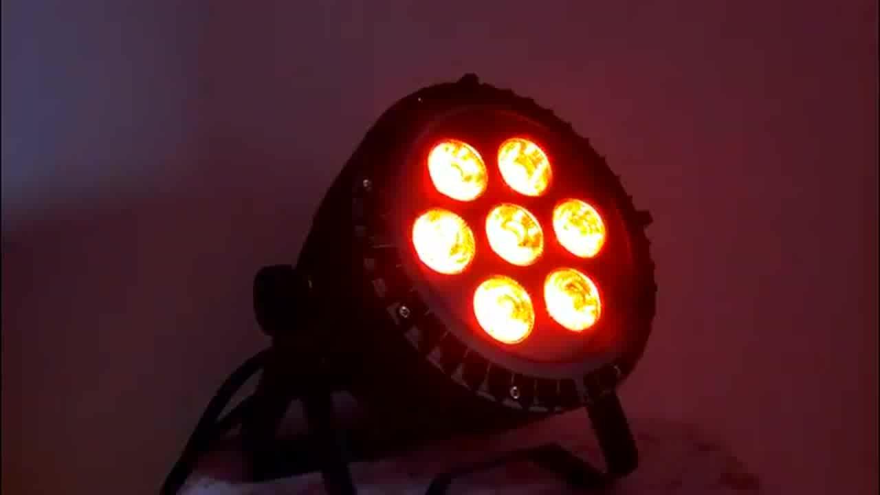 Night Club Lights 7x15w Led Flat Par Can Rgbwa+uv For Home Discos Buy