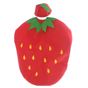 水果蔬菜儿童环保时装秀衣服手工自制男童大人服装幼儿园动物表演