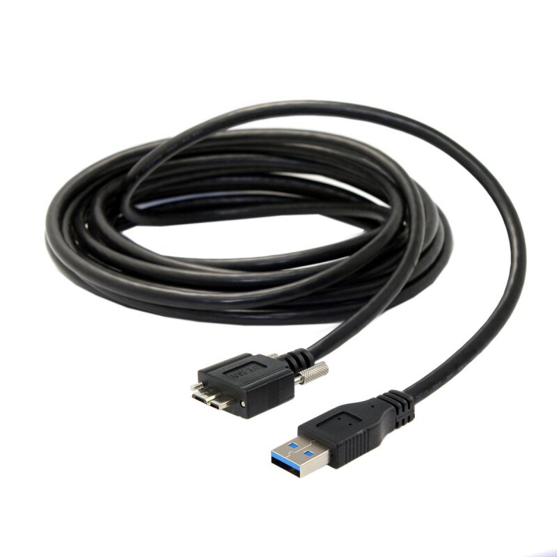 相机连接线USB3.0带锁扫描仪连线