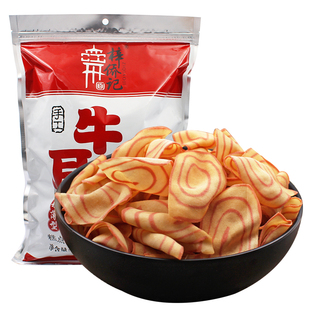 梓侨记猫耳朵手工牛耳饼干350g美食小吃香薄脆零食休闲江门特产品