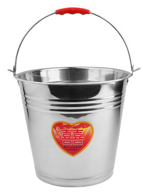 不锈钢加厚商用手提式水桶