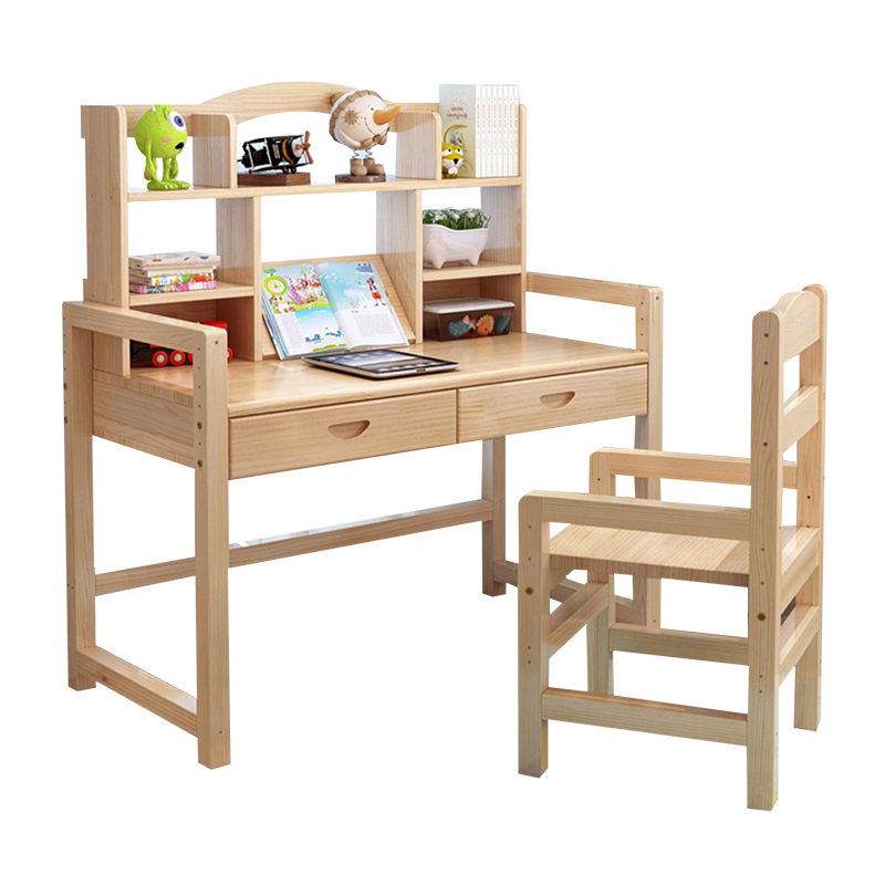 全实木学习桌家用小学生写字桌椅口碑评测啥样?优缺点_经典曝光!