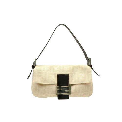 新款米白色法棍包单肩vintage大容量百搭法式腋下包中古斜挎女包