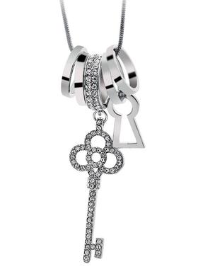 时尚风韩国长款配饰挂件钥匙项链