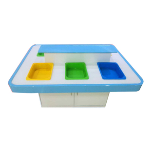 包邮儿童多功能游戏台益智玩具桌游乐场烤漆积木桌早教串珠桌