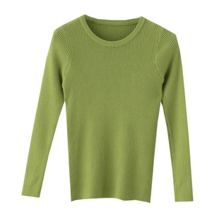 2025秋冬新款修身短款内搭毛衣女加厚加绒紧身长袖打底针织衫上衣