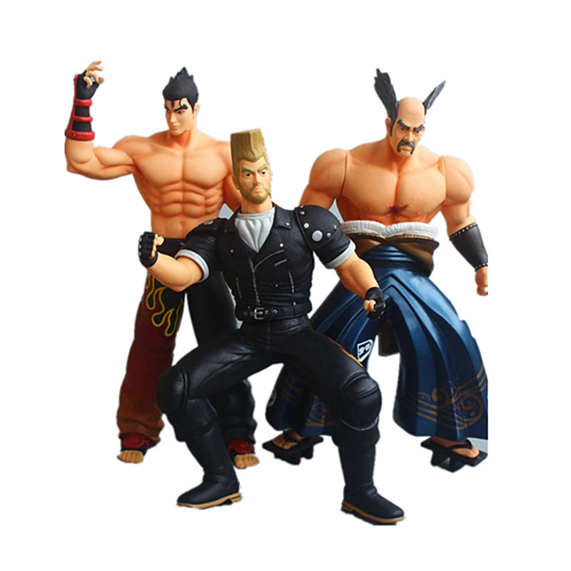 现货 铁拳3 TEKKEN 16寸老款大胶手办 风间仁 三岛平八 保罗
