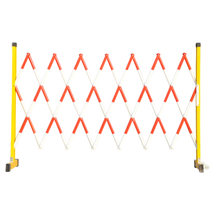 护栏绝缘玻璃钢伸缩围栏配电室可移动式安全围栏圆管式隔离防护栏