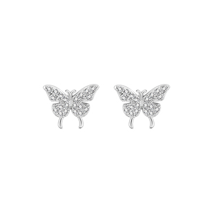 吐仙气蝴蝶耳骨夹u型耳钉简约女小巧耳饰气质耳环非乔欣同款耳夹