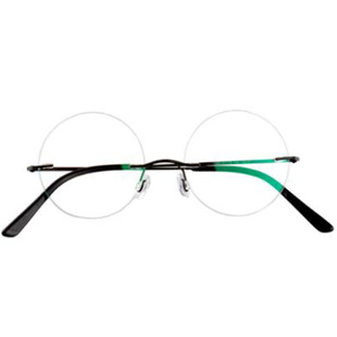 2018综艺身临其境韩雪同款女士商务近视眼镜框架半框金属近视眼镜