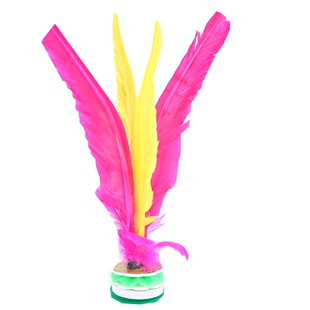 毽子成人儿童健身训练比赛专用花毽鹅毛耐踢羽鸡毛键子毽球小学生