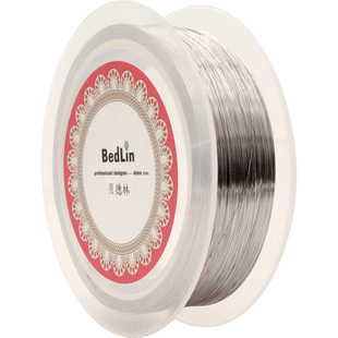 贝德林DlY手工珠宝配饰钢丝线穿串珍珠佛珠项链手链珠子专用引线