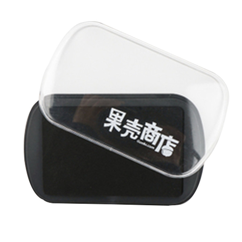 物历小印 彩色印台印泥 果壳木制印章印泥黑色红色黄色墨绿色棕色