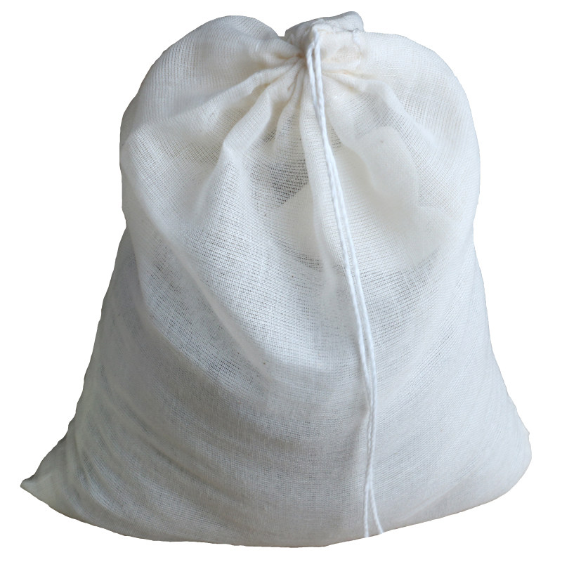 15个25*35cm大号纯棉纱布袋卤料隔渣煲汤袋茶袋中药煎药滤袋过滤