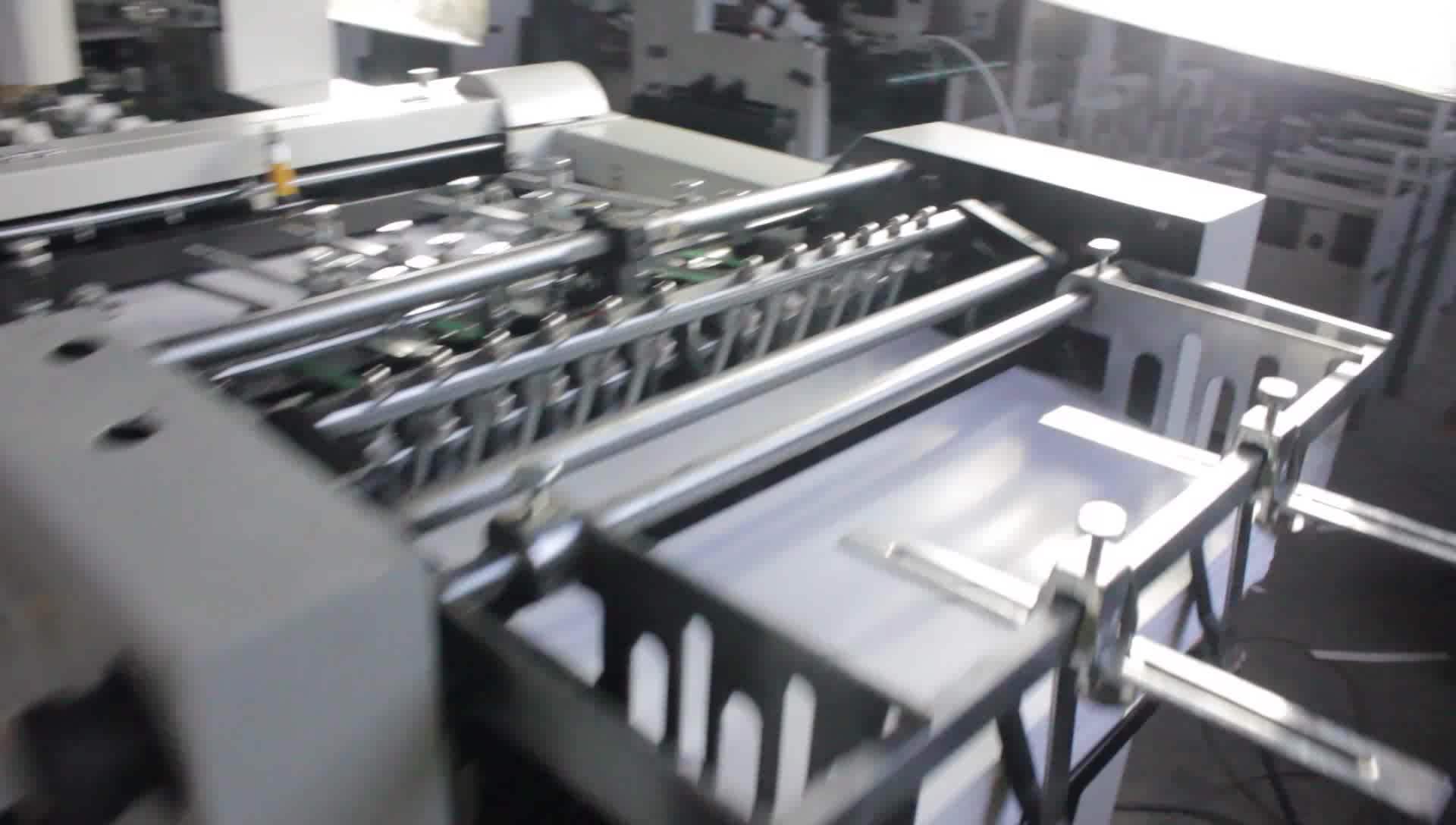 High Speed Automatic Industrial Paper Folding And Creasing Machine